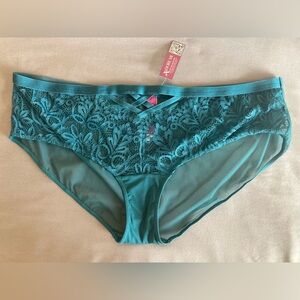 NWT ADORE ME Hipster Teal Panty